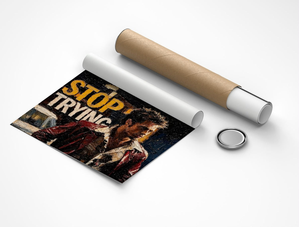Rolled poster