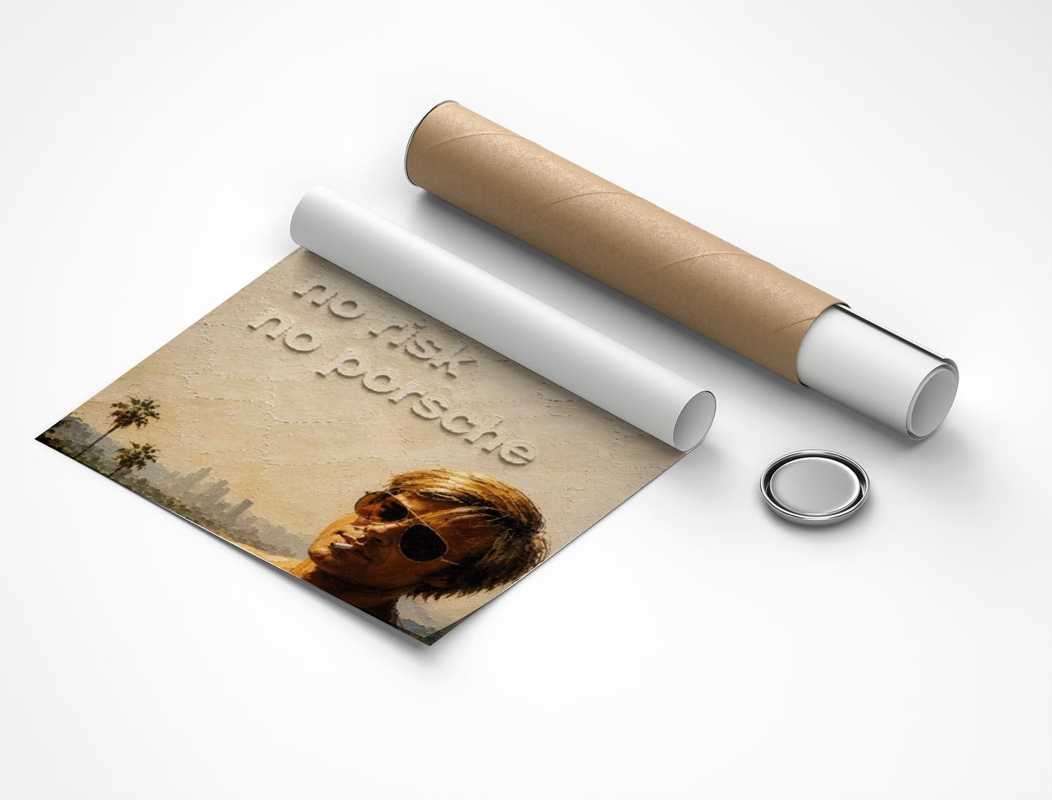 Rolled poster