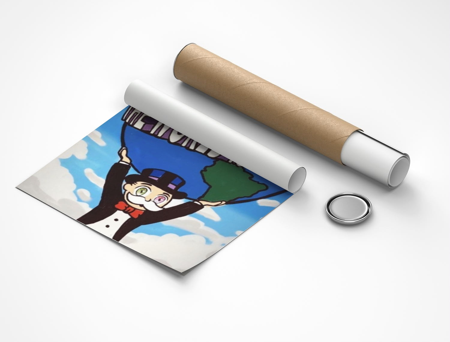 Rolled poster