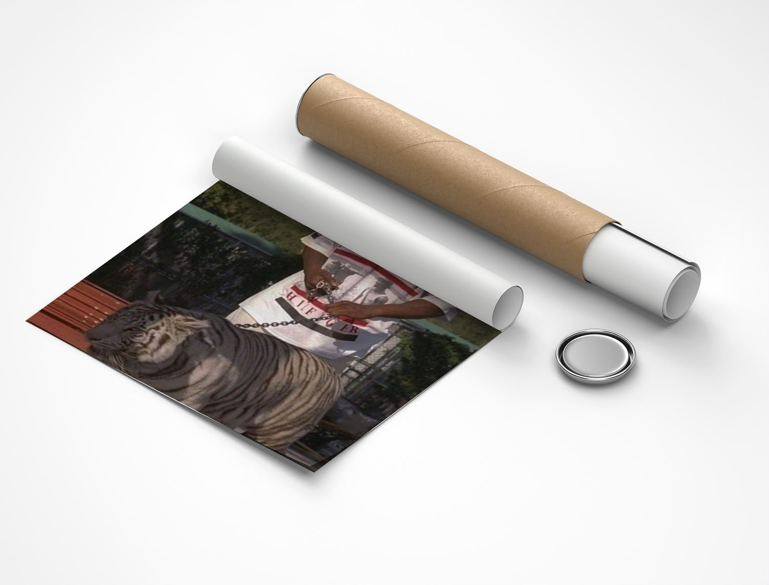 Rolled poster