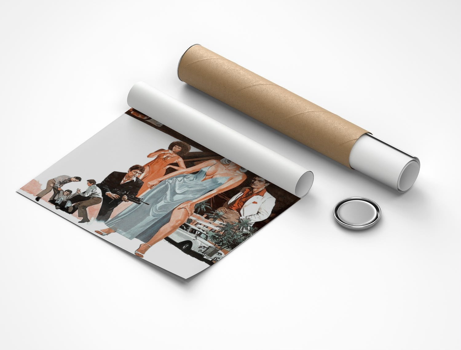 Rolled poster