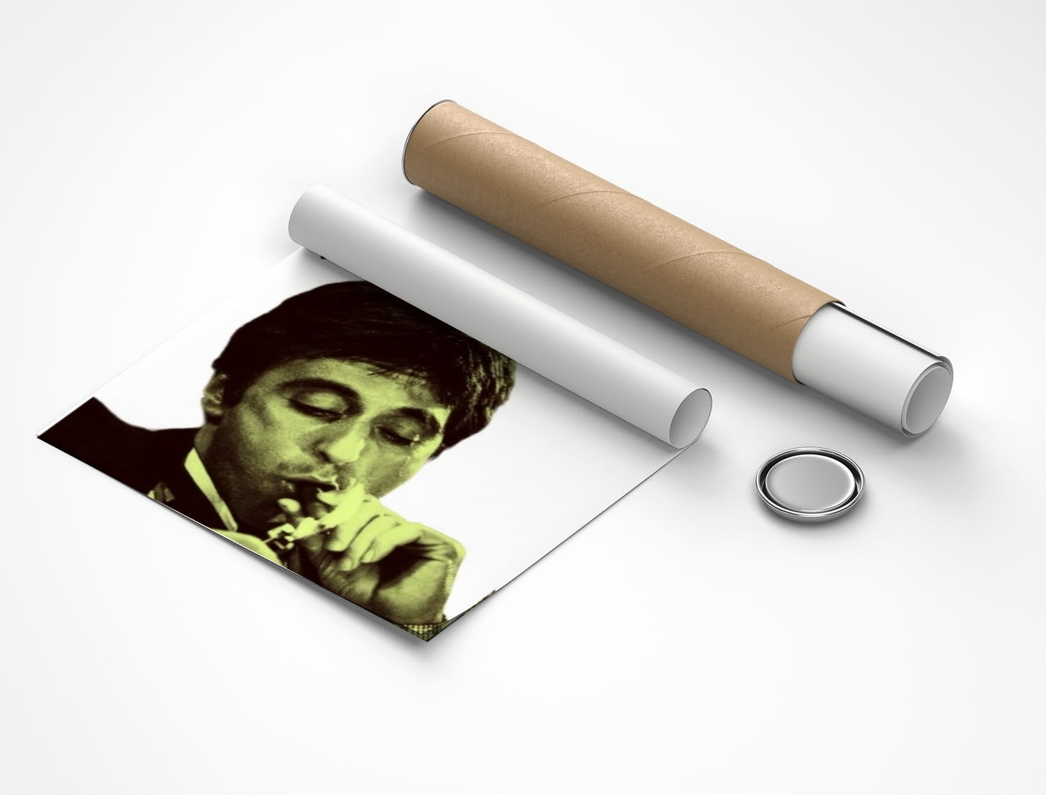 Rolled poster