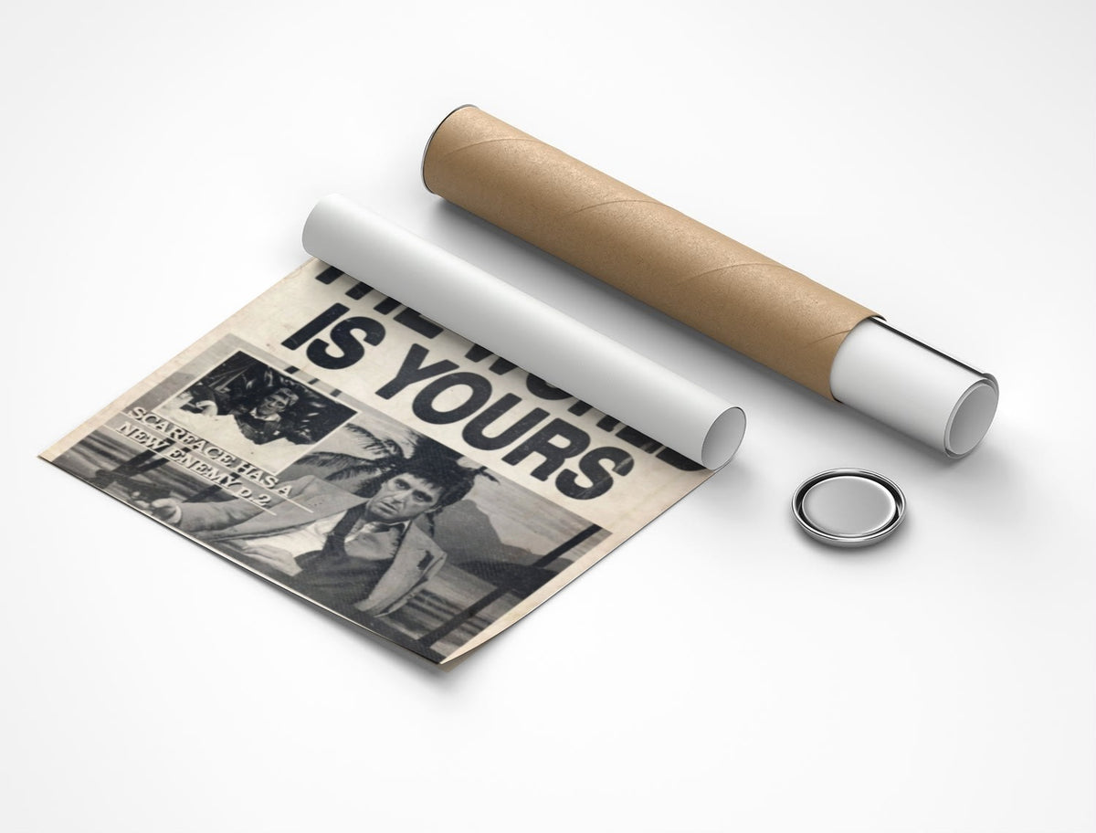 Rolled poster
