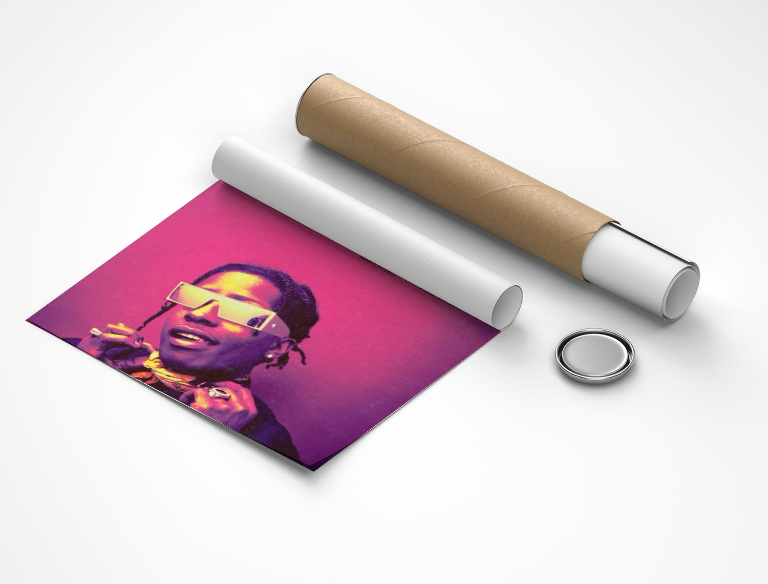 Rolled poster