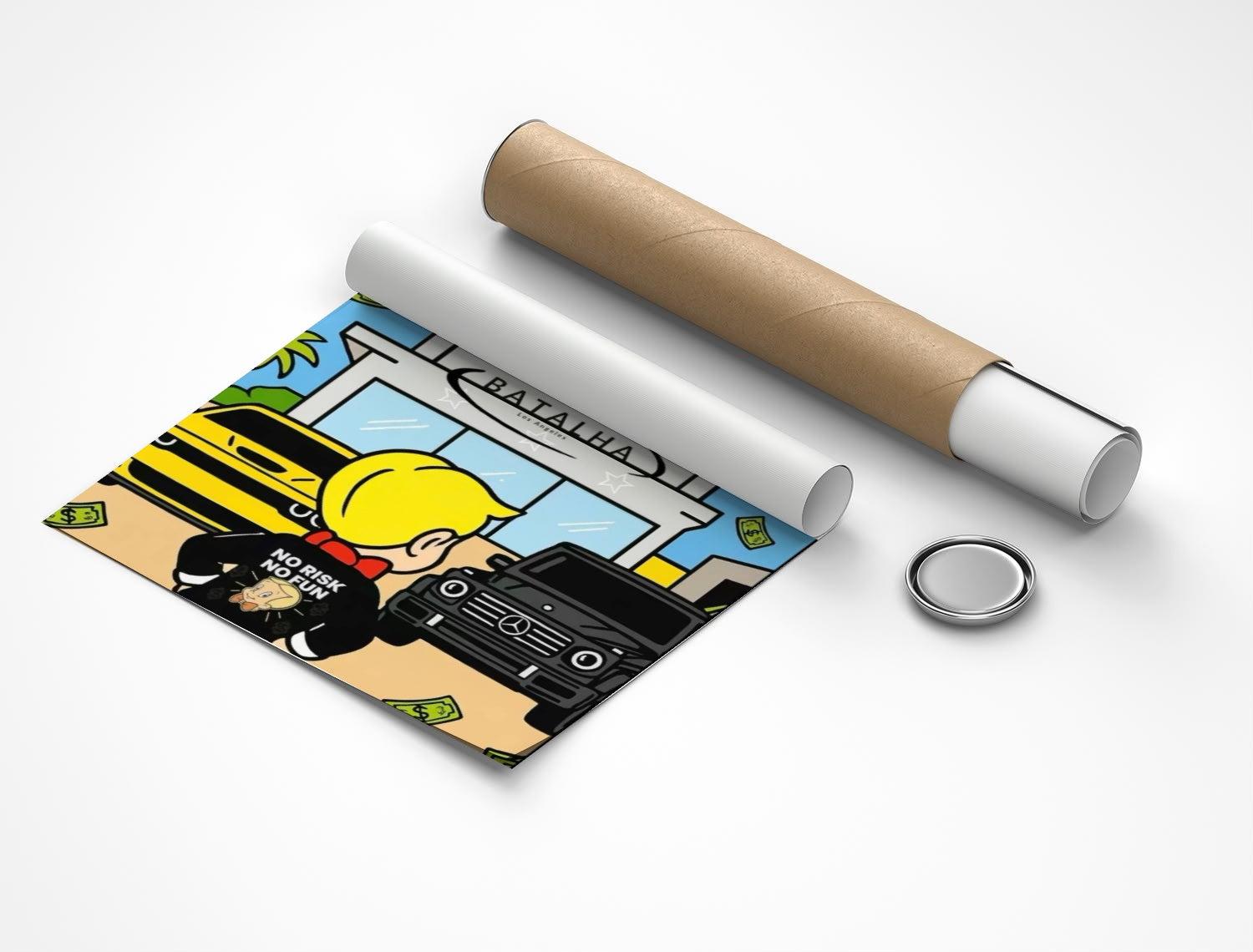 Rolled poster