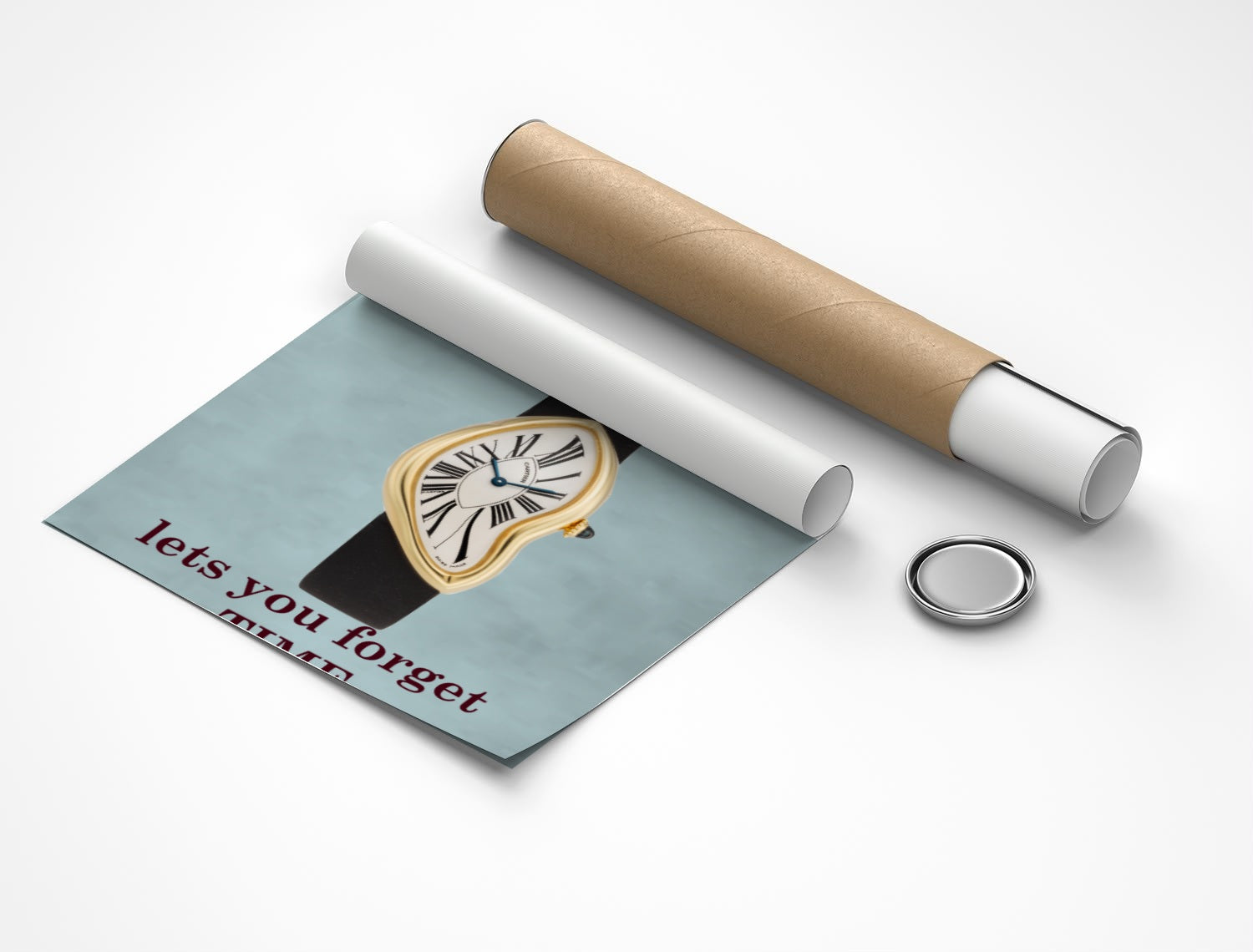 Rolled poster