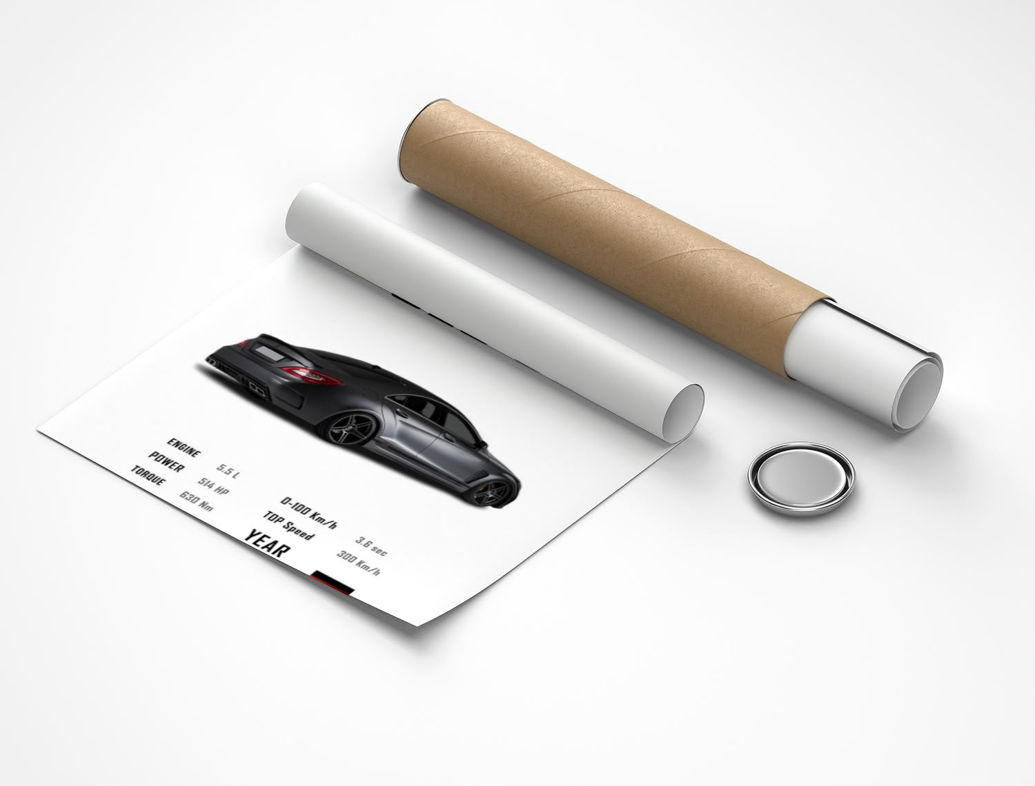 Rolled poster