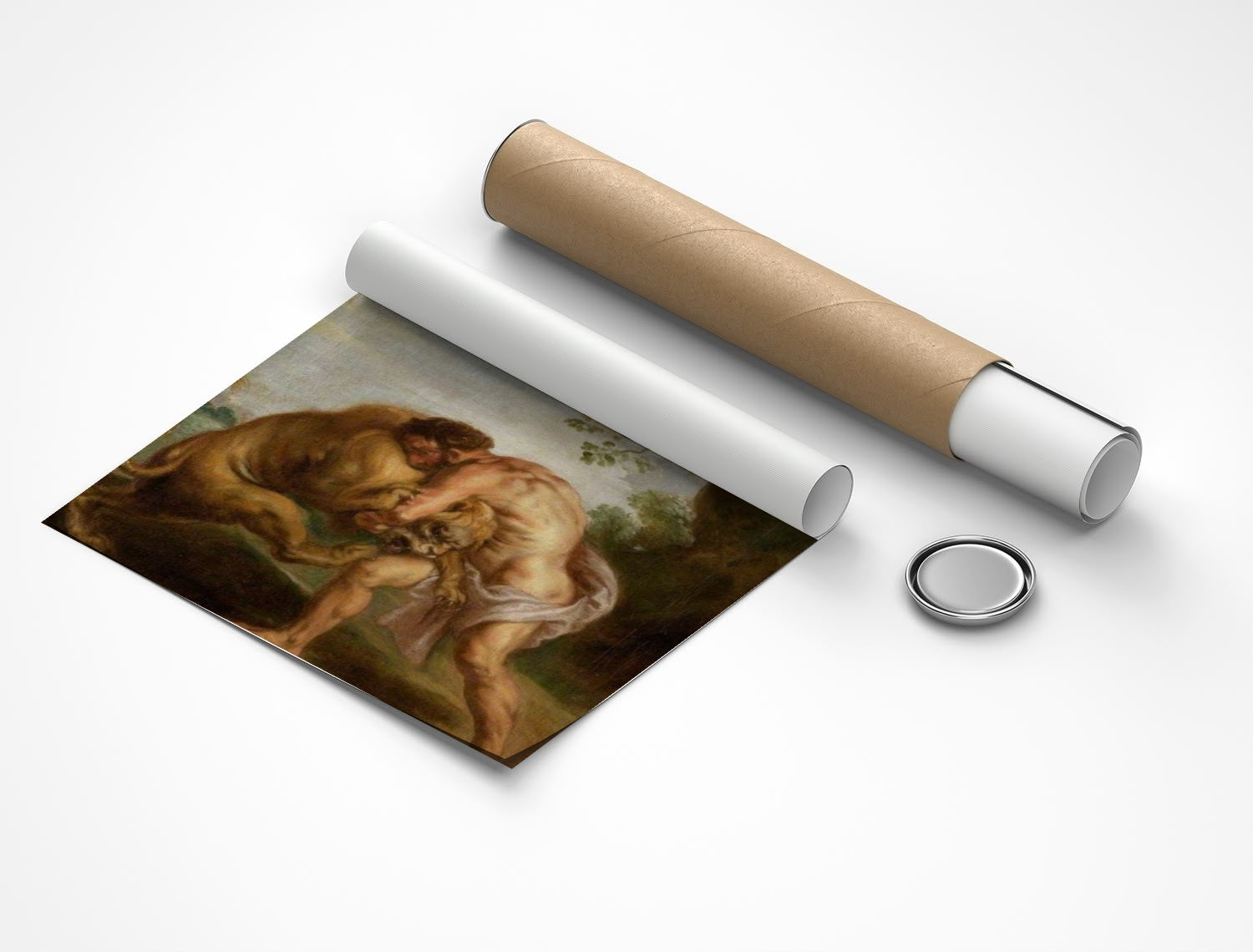 Rolled poster