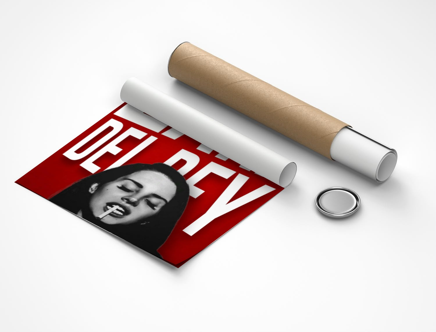 Rolled poster