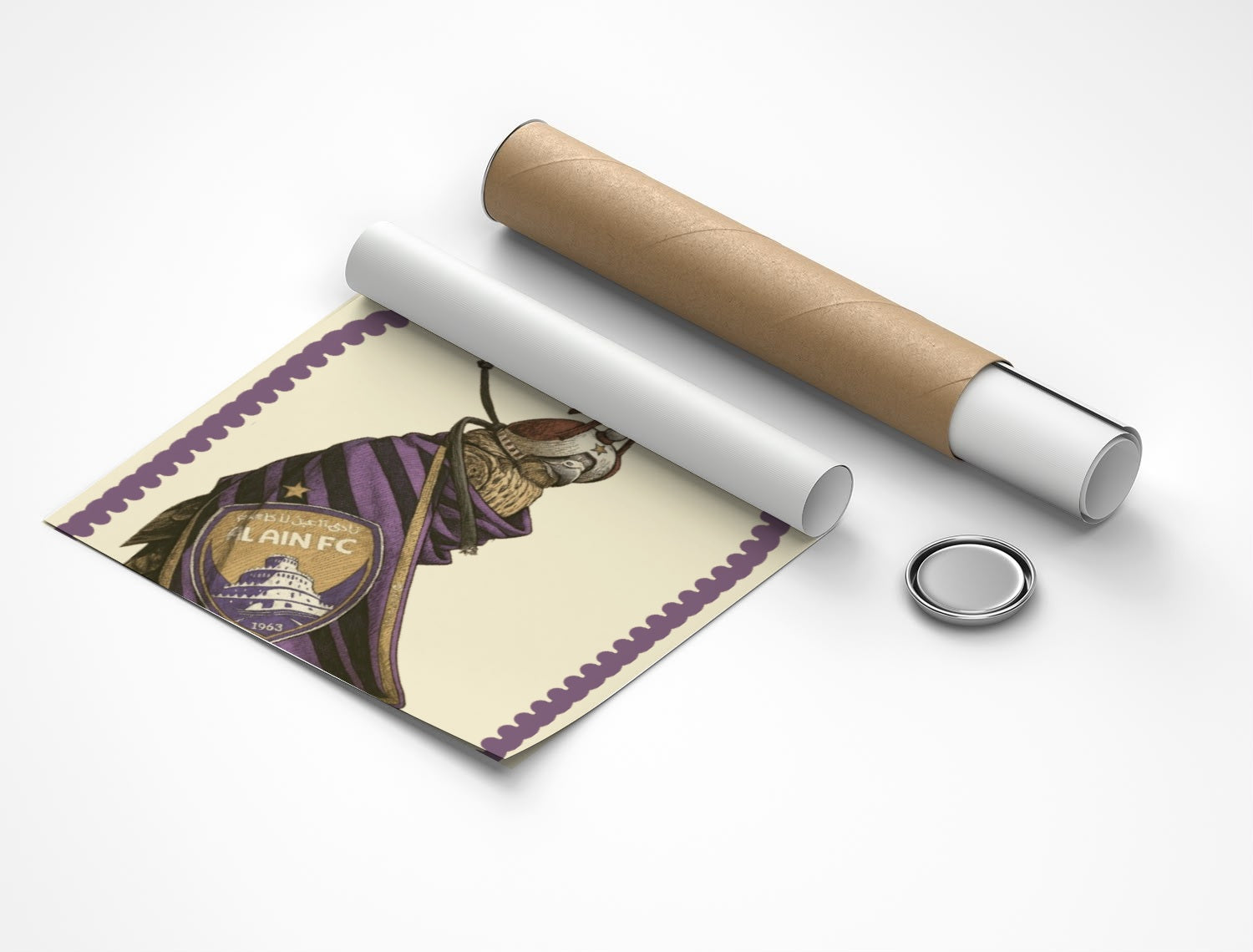 Rolled poster