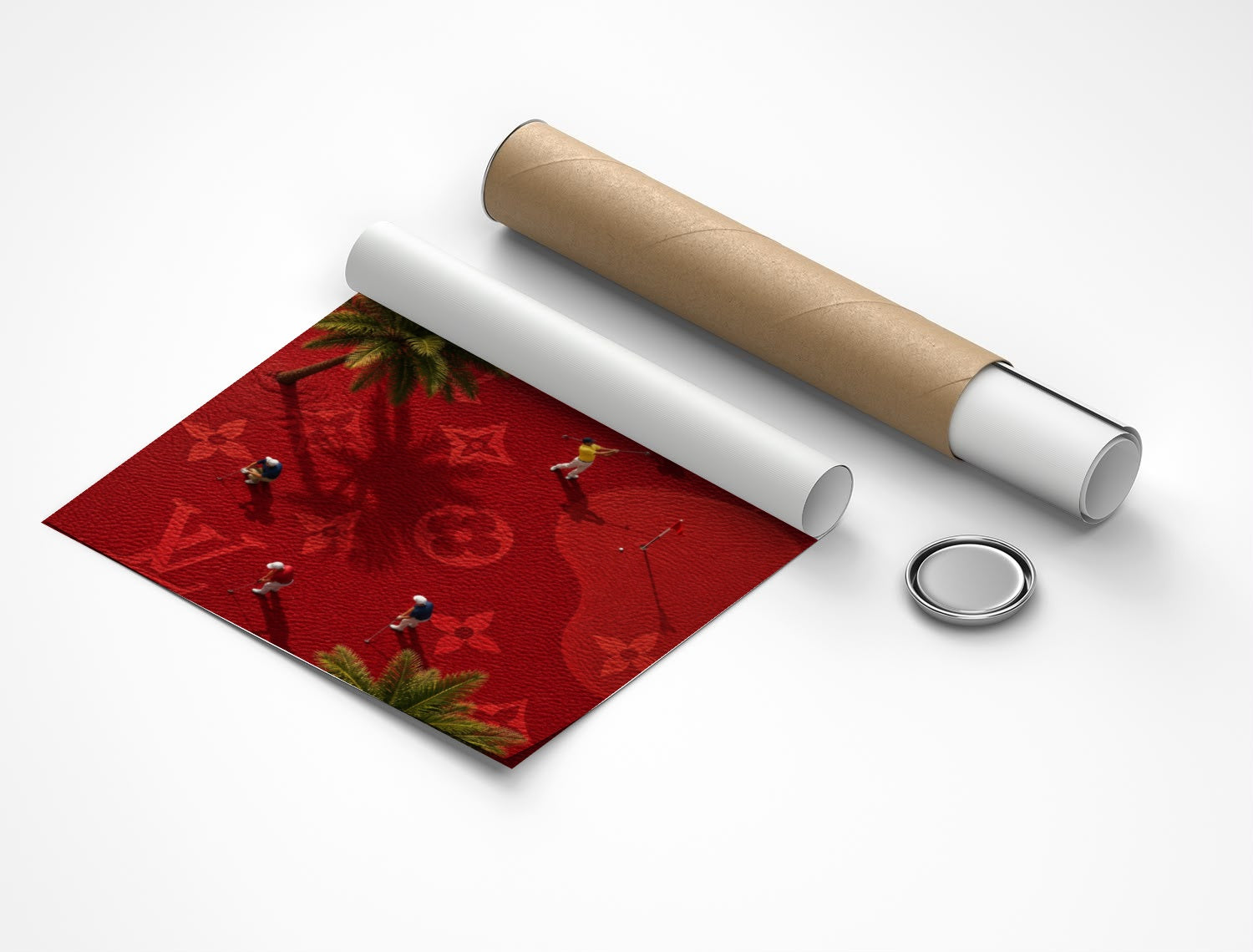 Rolled poster