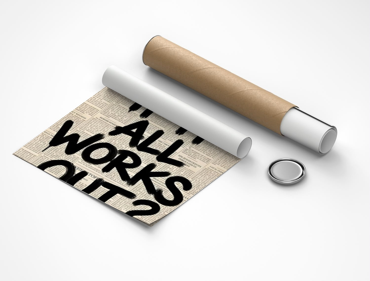 Rolled poster