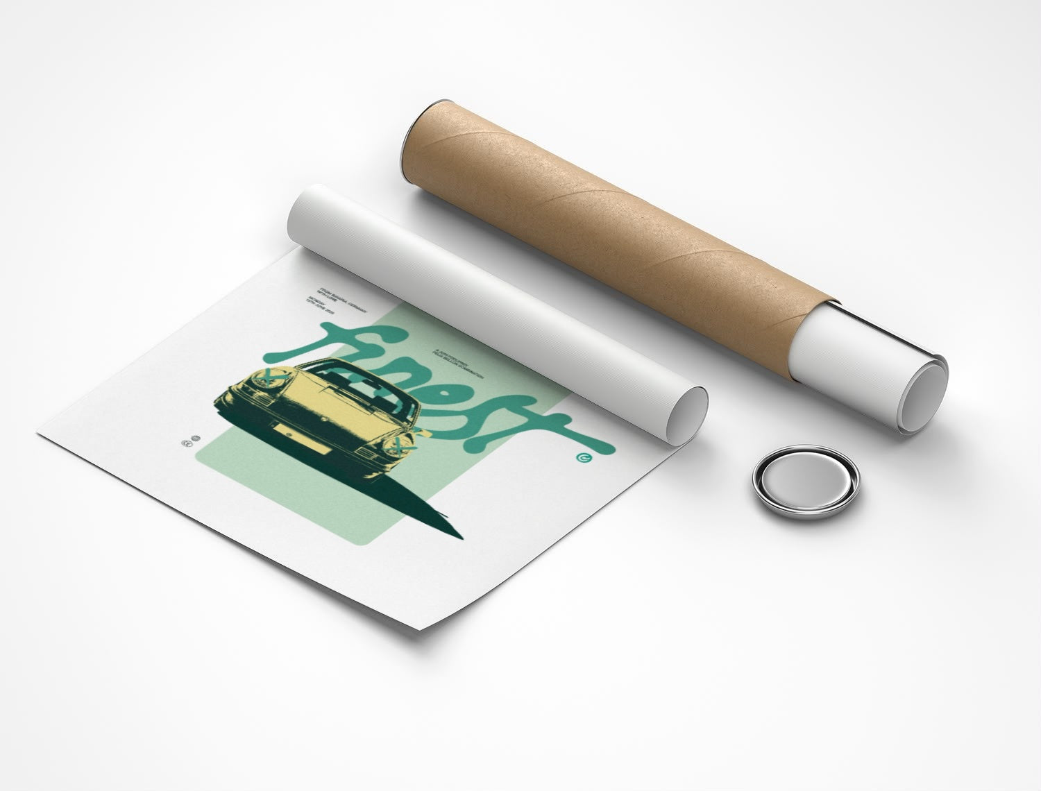 Rolled poster