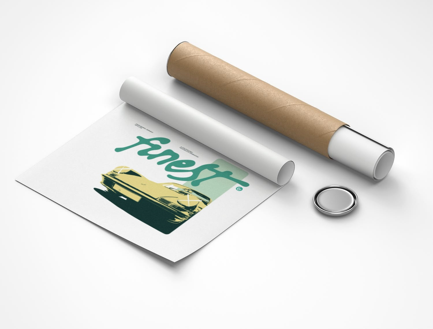Rolled poster