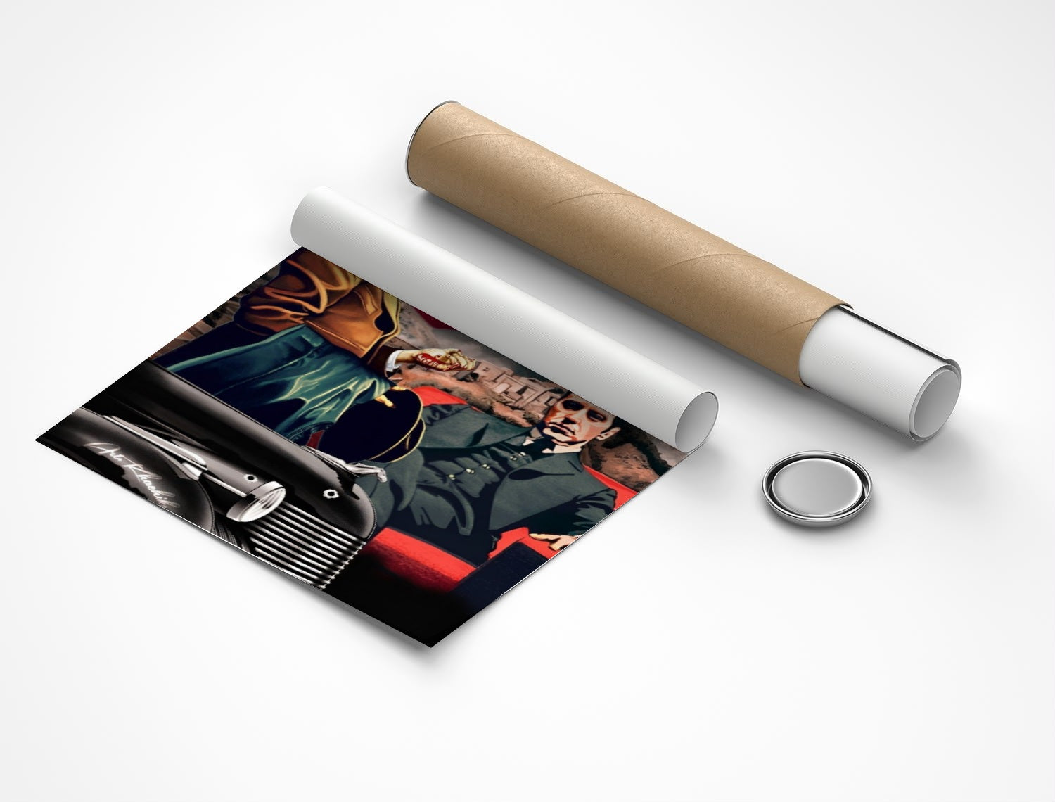 Rolled poster