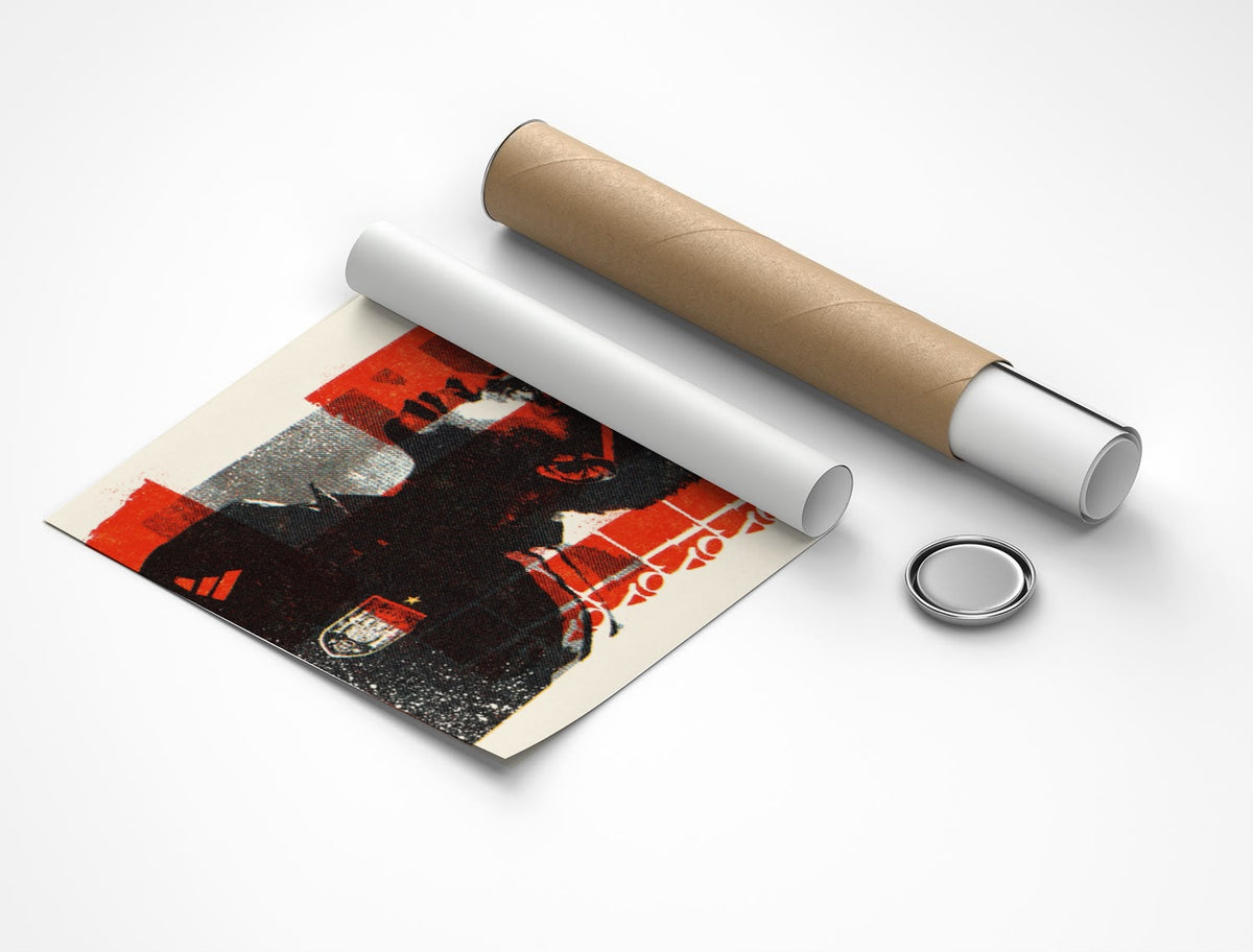 Rolled poster