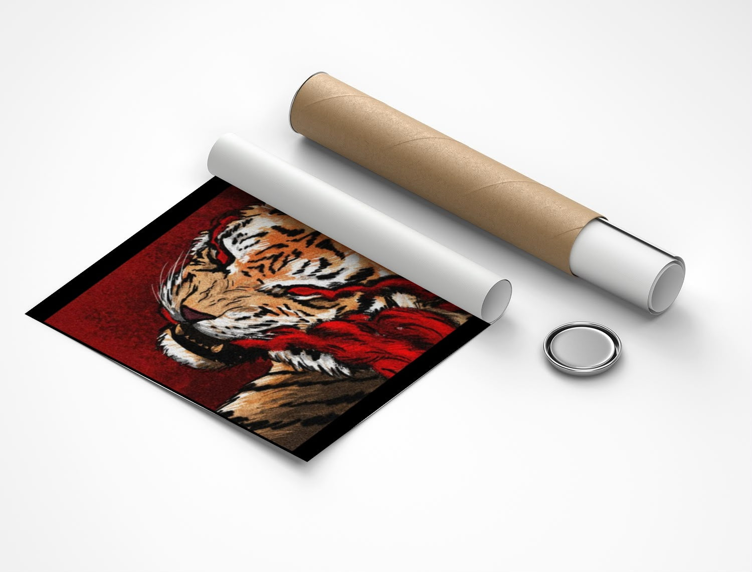 Rolled poster
