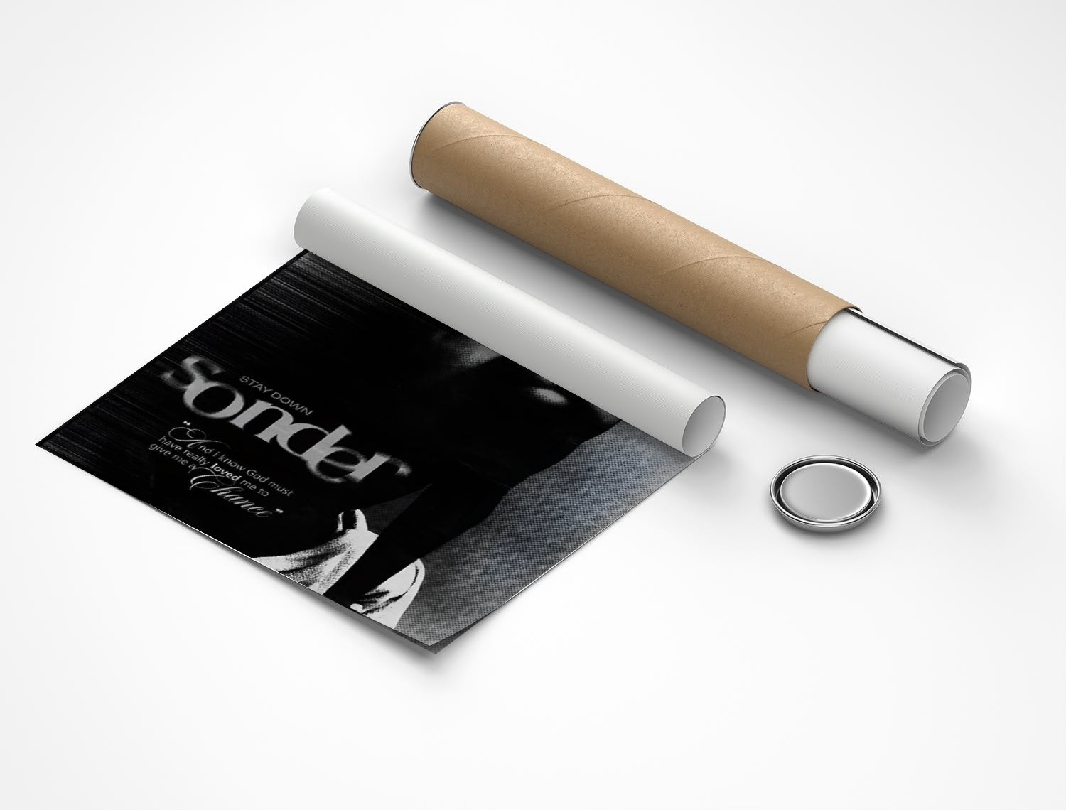 Rolled poster