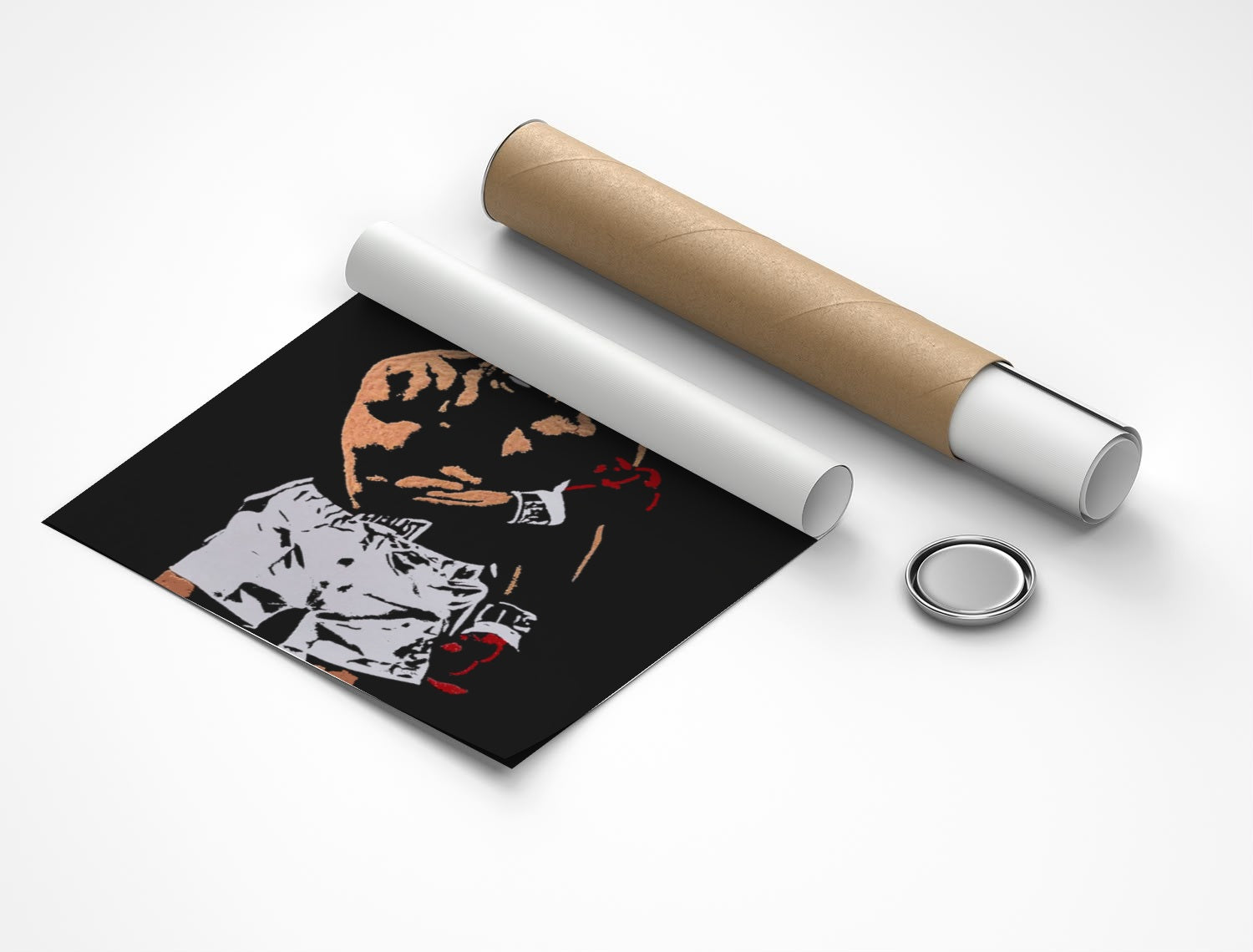 Rolled poster