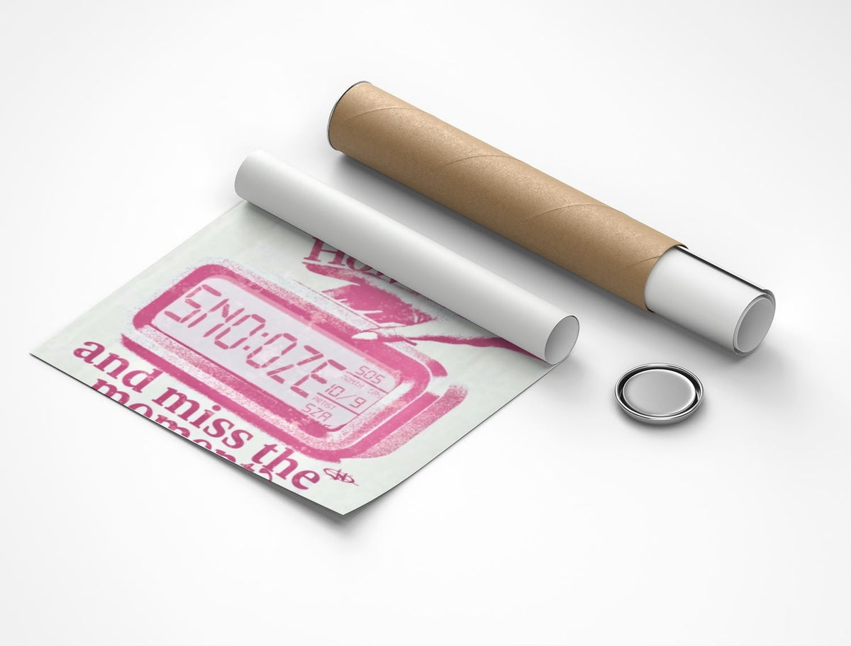 Rolled poster