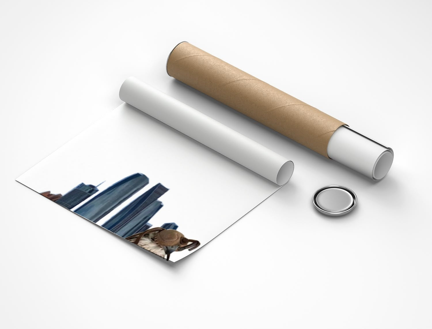 Rolled poster