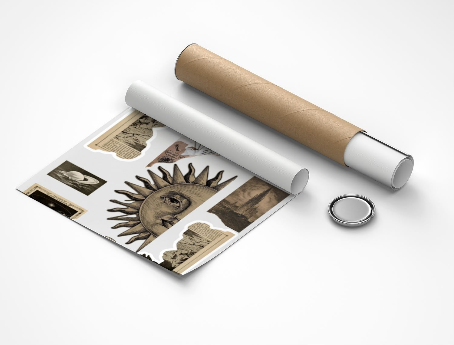 Rolled poster