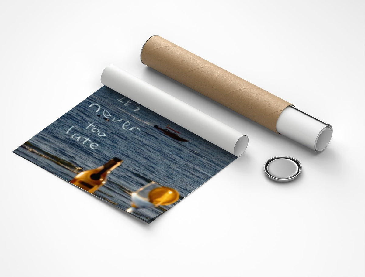 Rolled poster