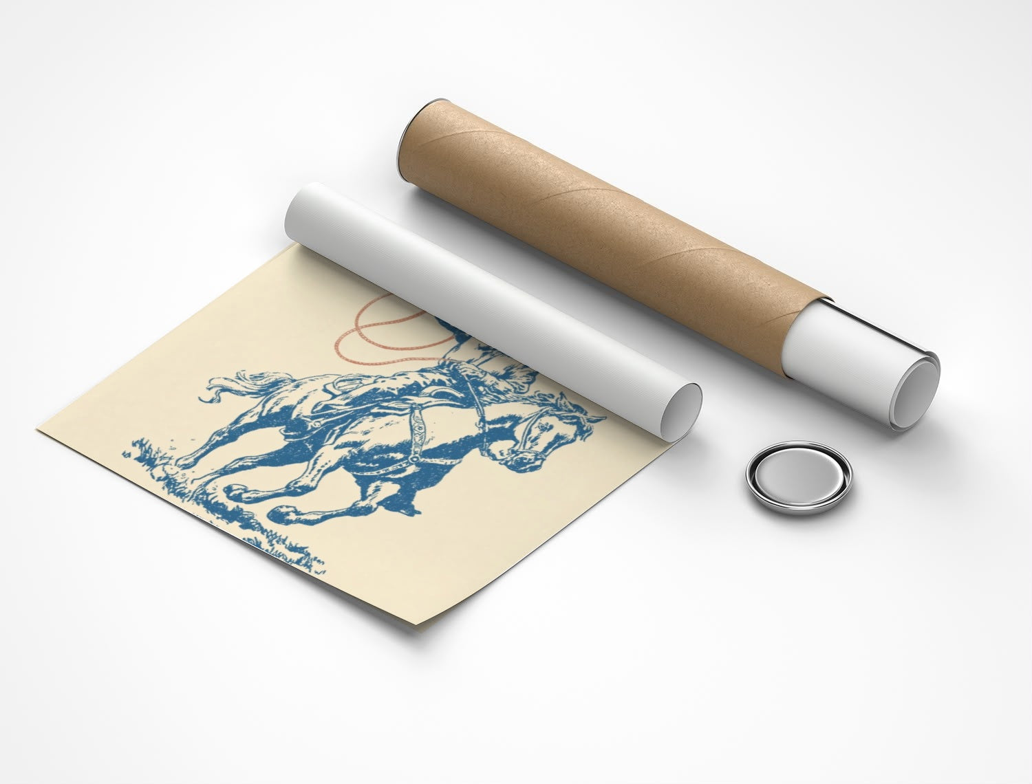 Rolled poster