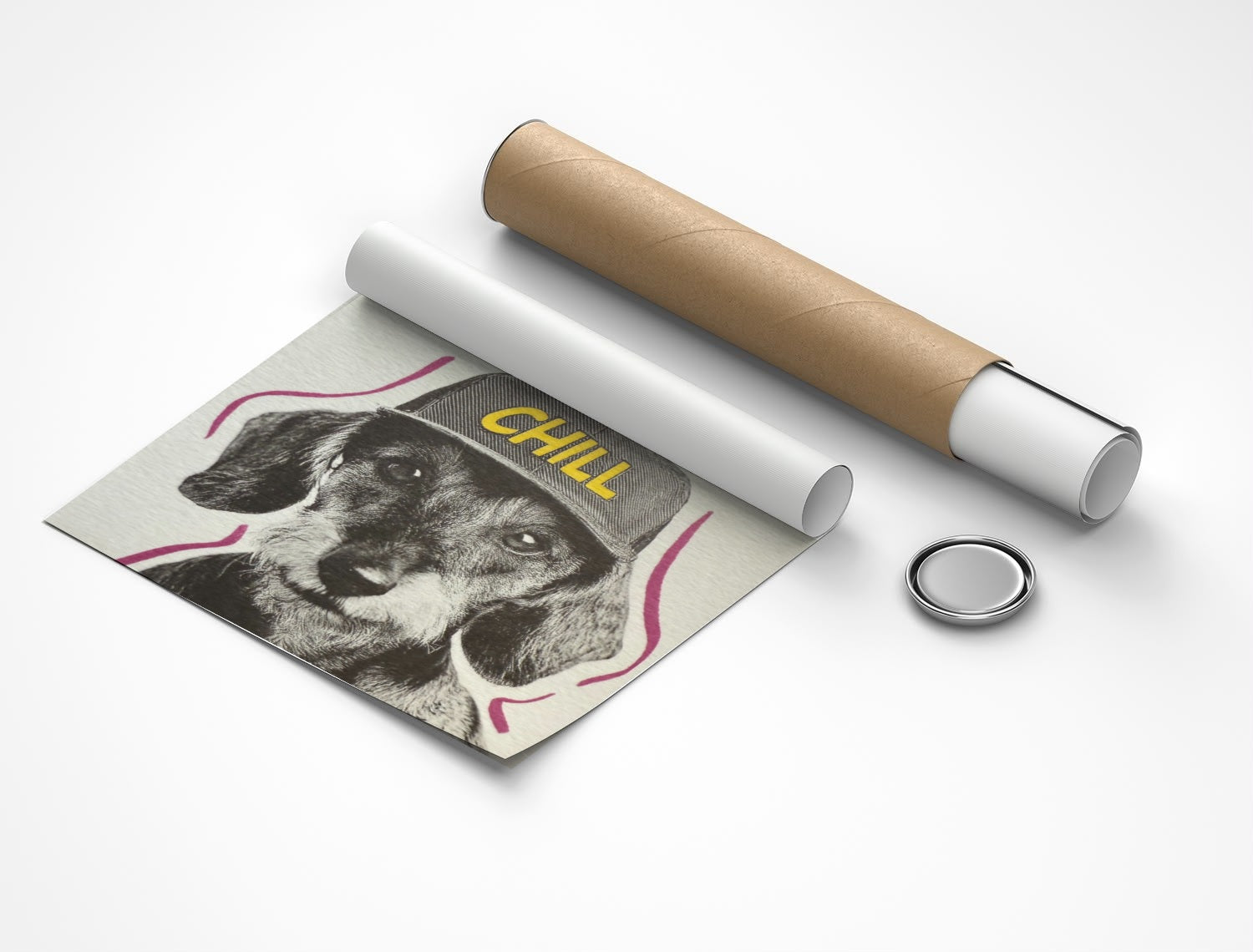 Rolled poster