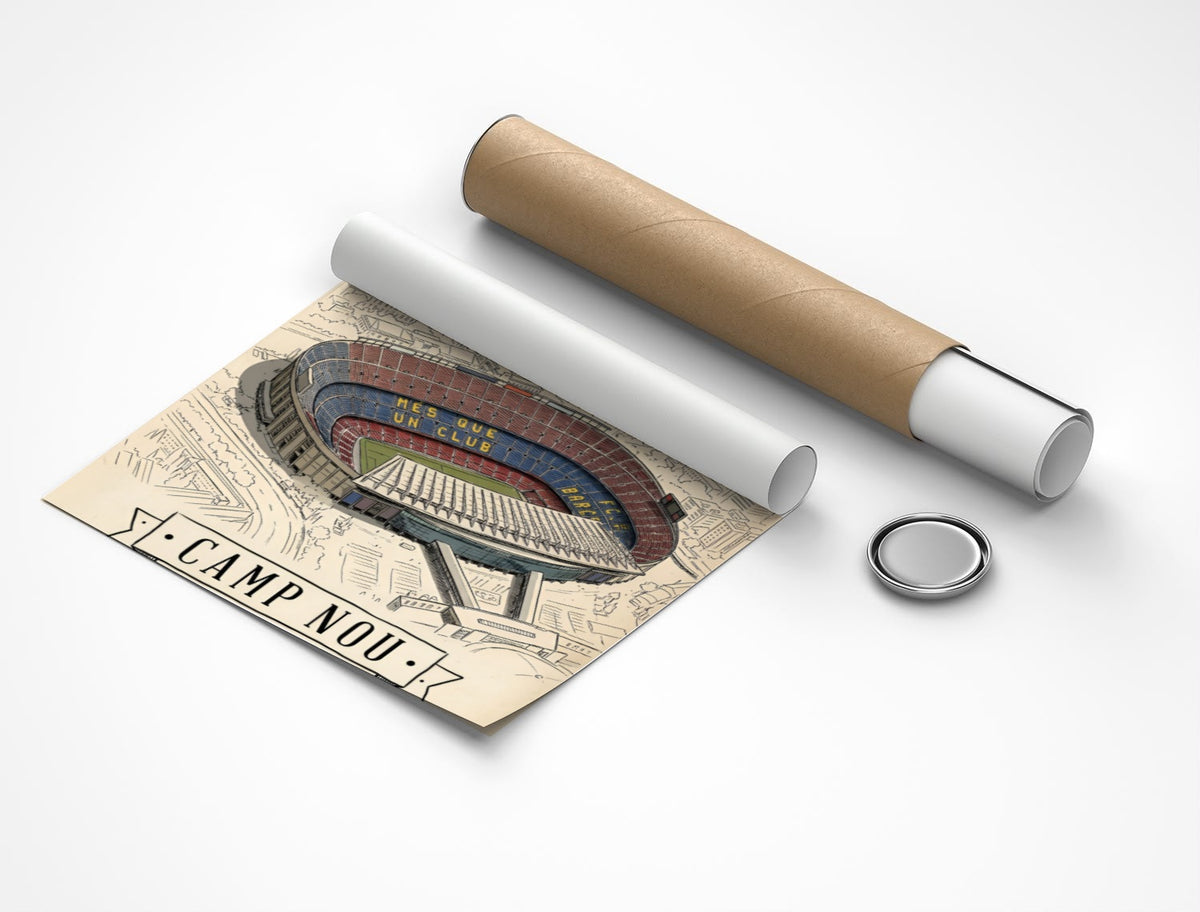 Rolled poster