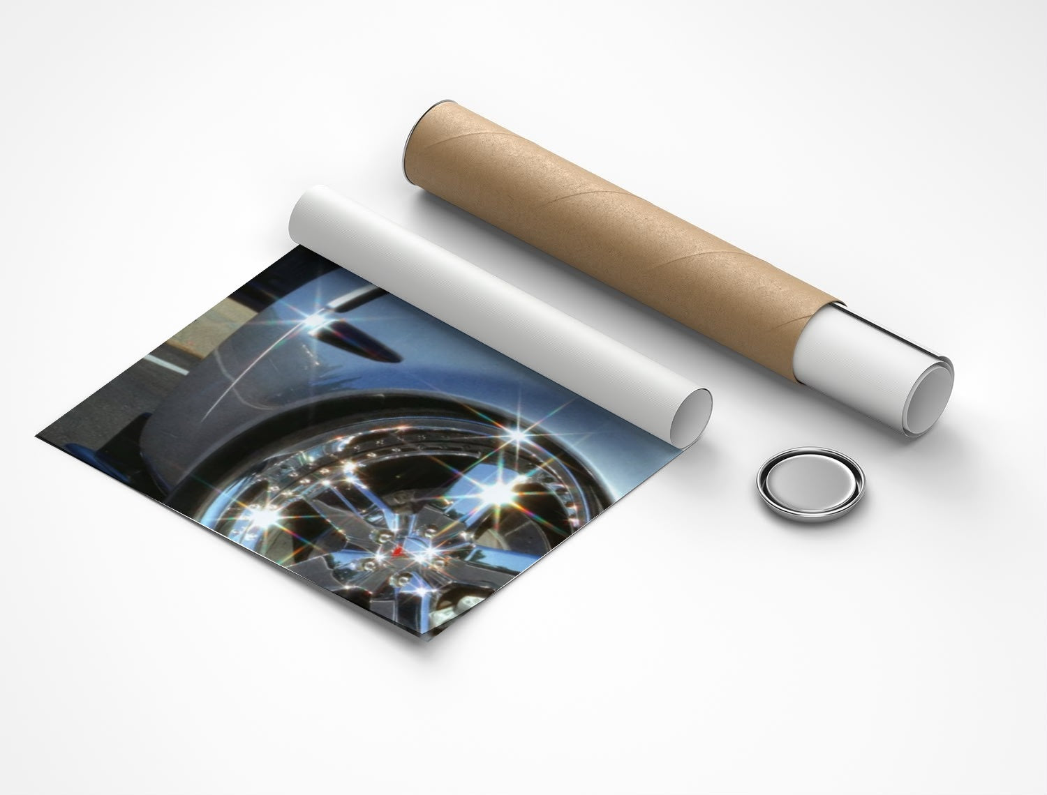 Rolled poster