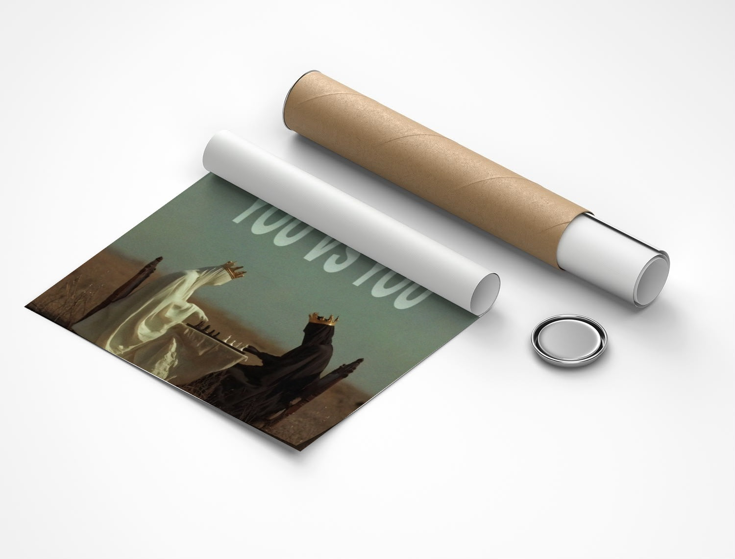 Rolled poster