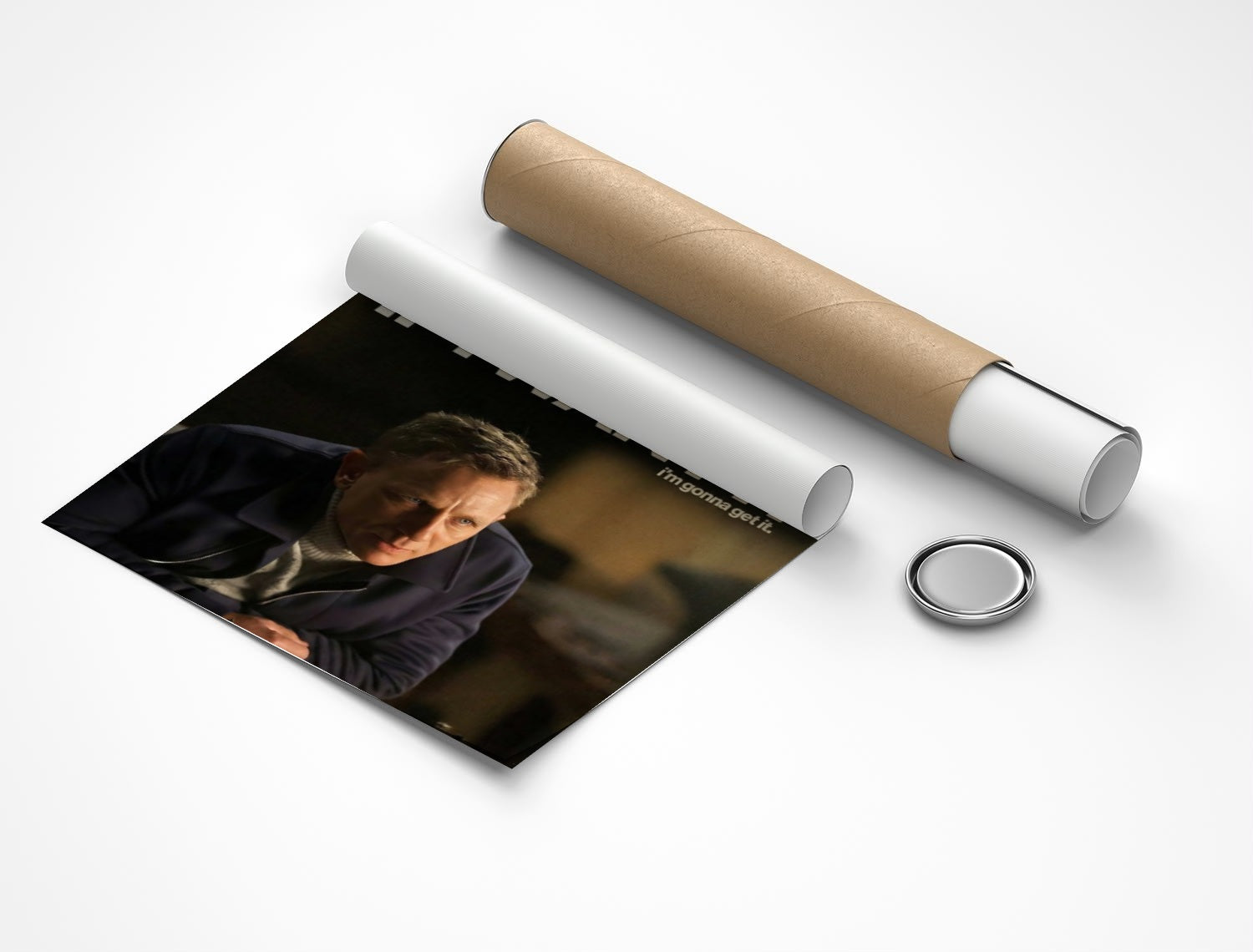 Rolled poster