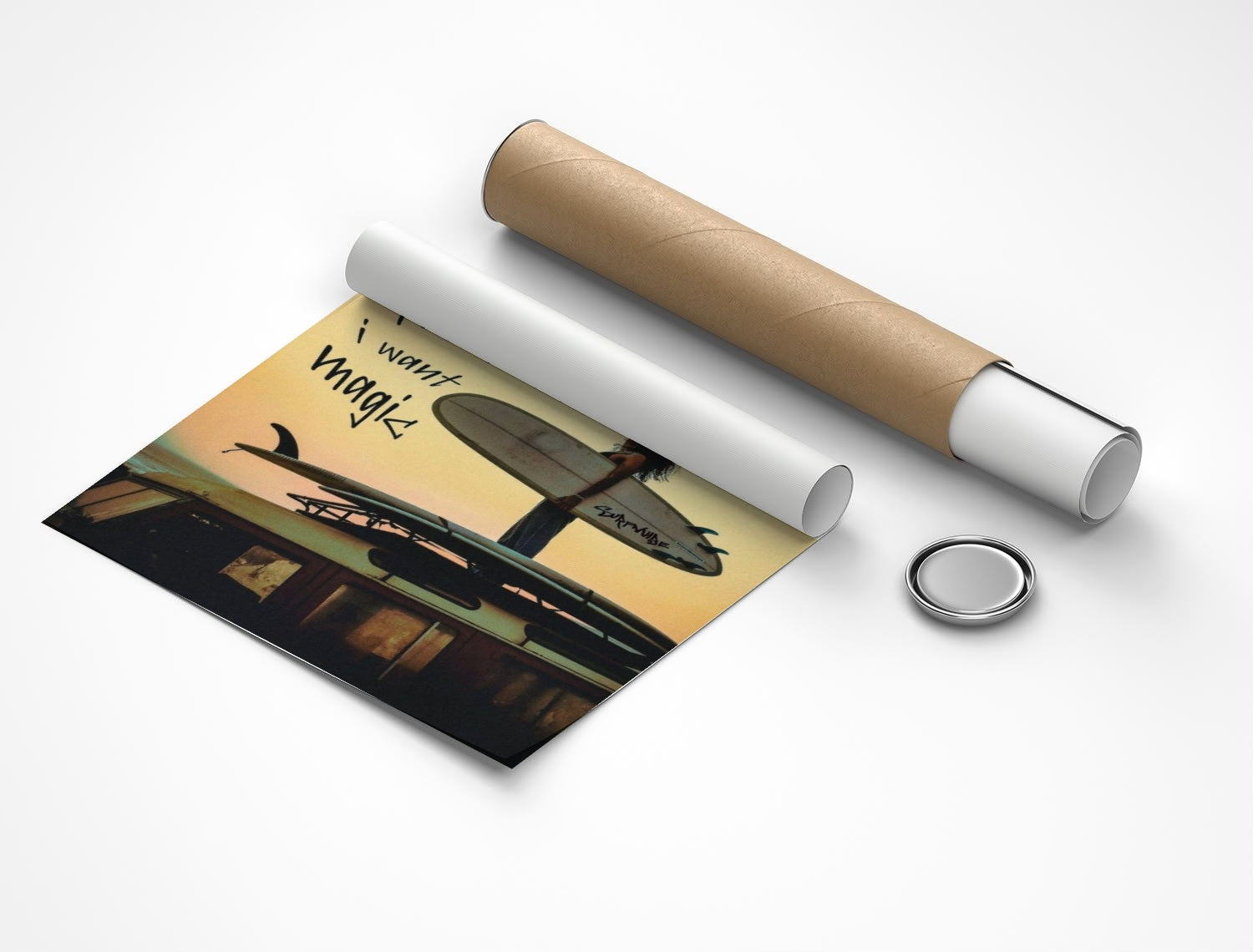 Rolled poster