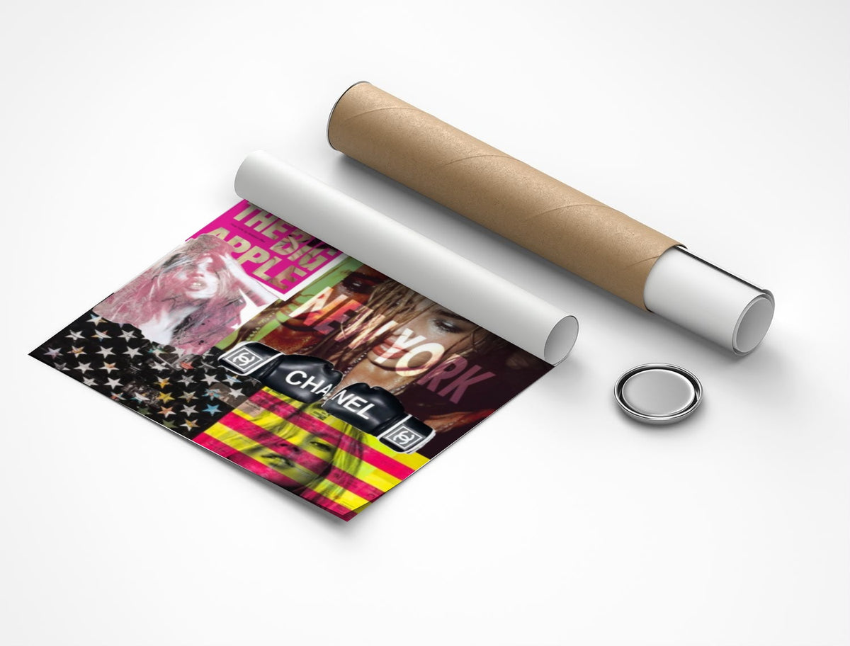 Rolled poster