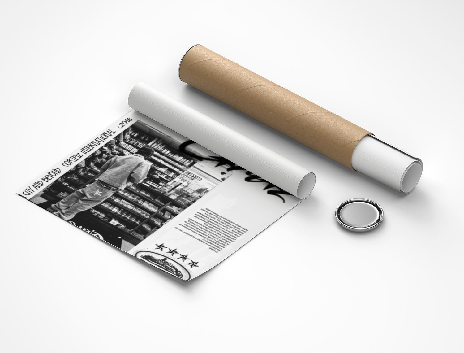 Rolled poster