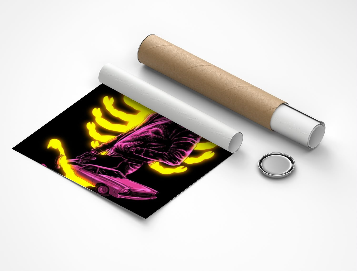 Rolled poster