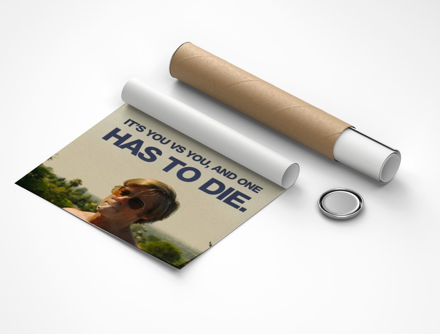 Rolled poster