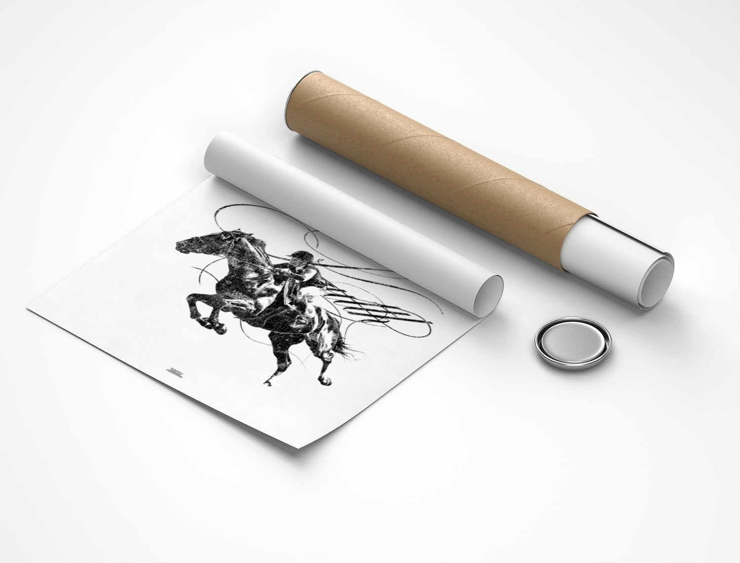 Rolled poster