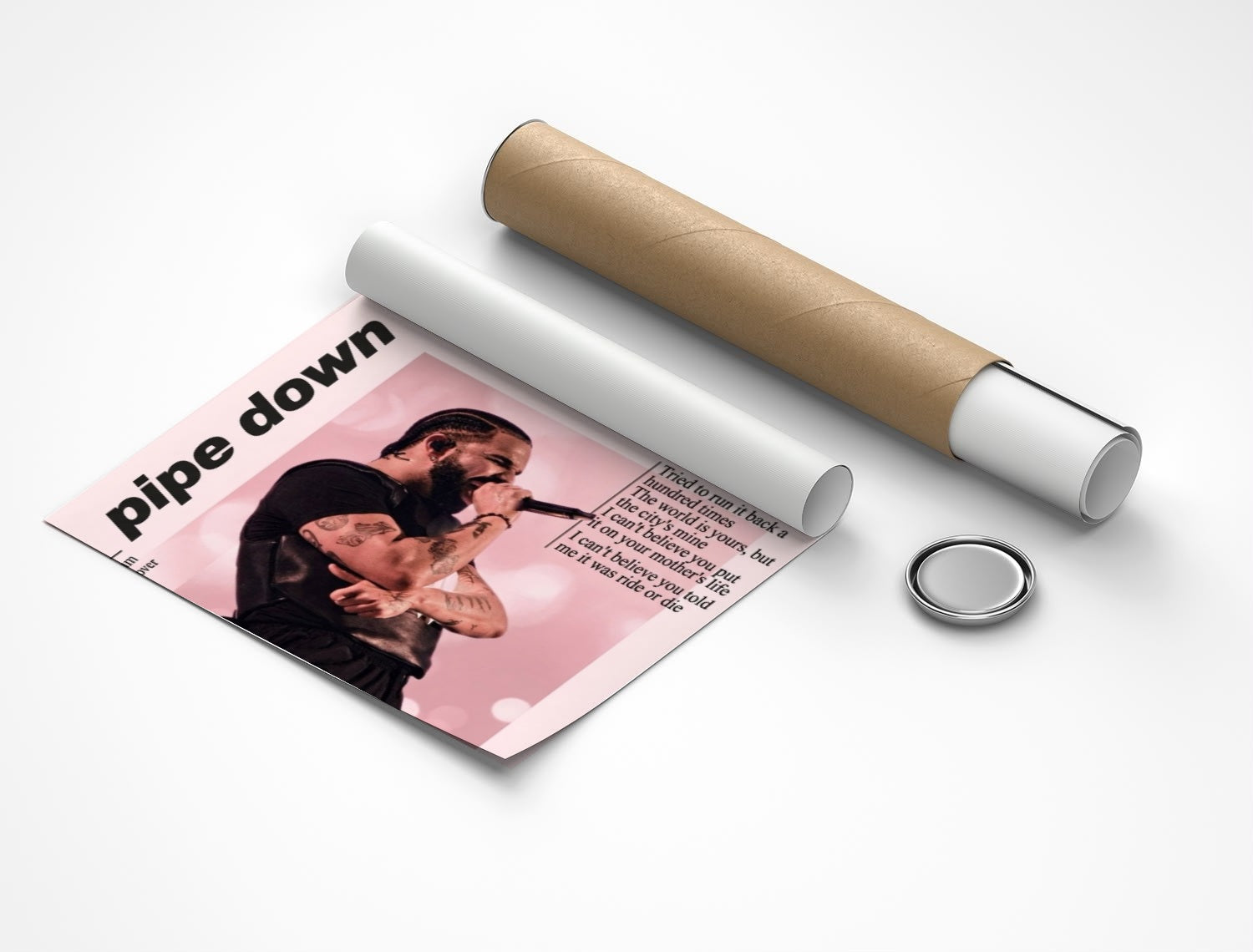 Rolled poster