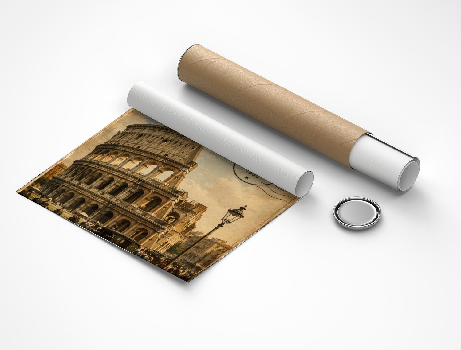 Rolled poster
