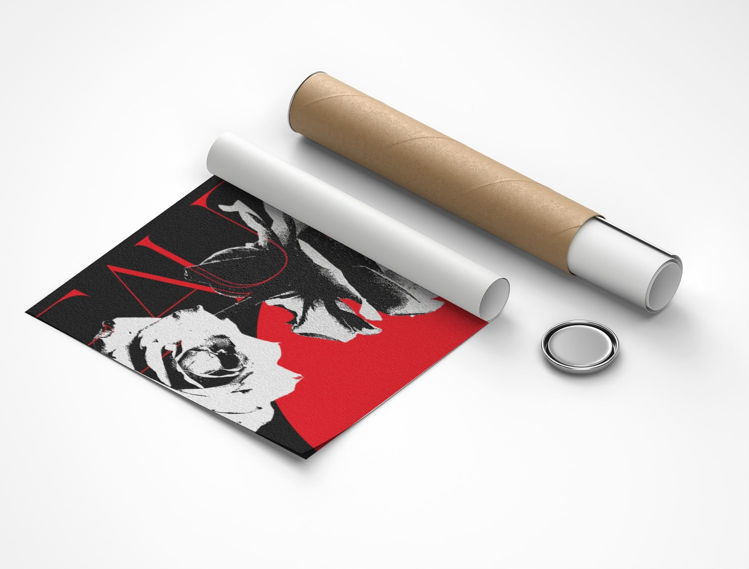 Rolled poster