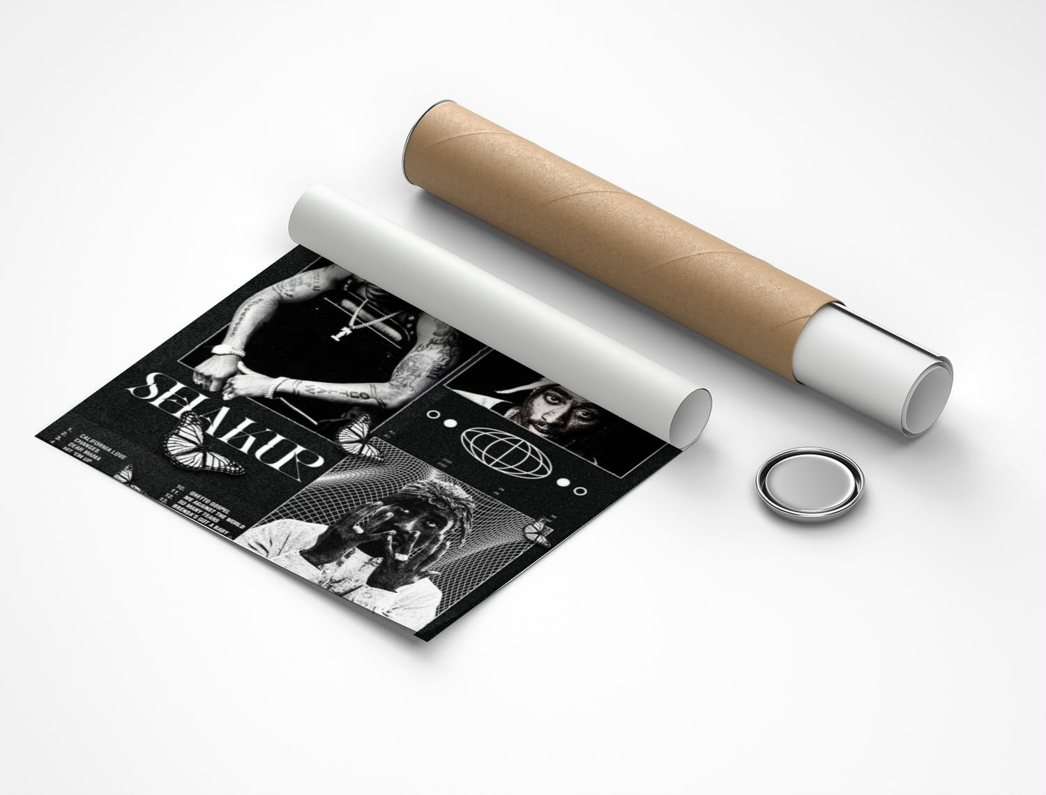 Rolled poster
