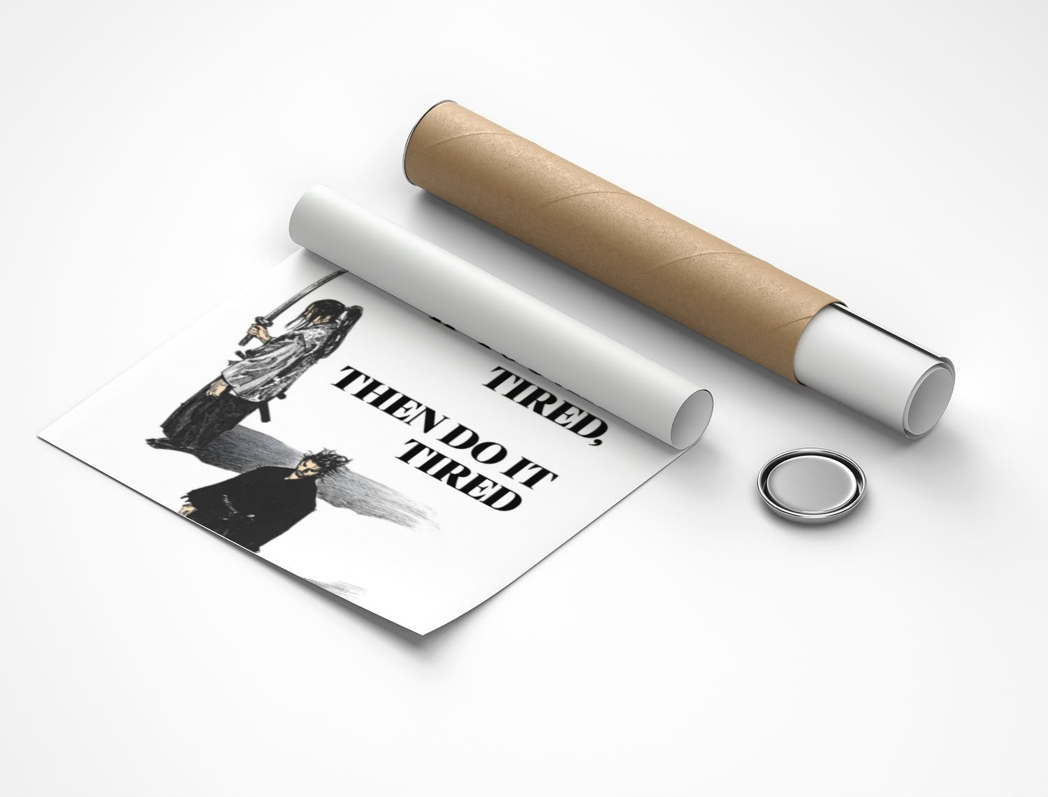 Rolled poster