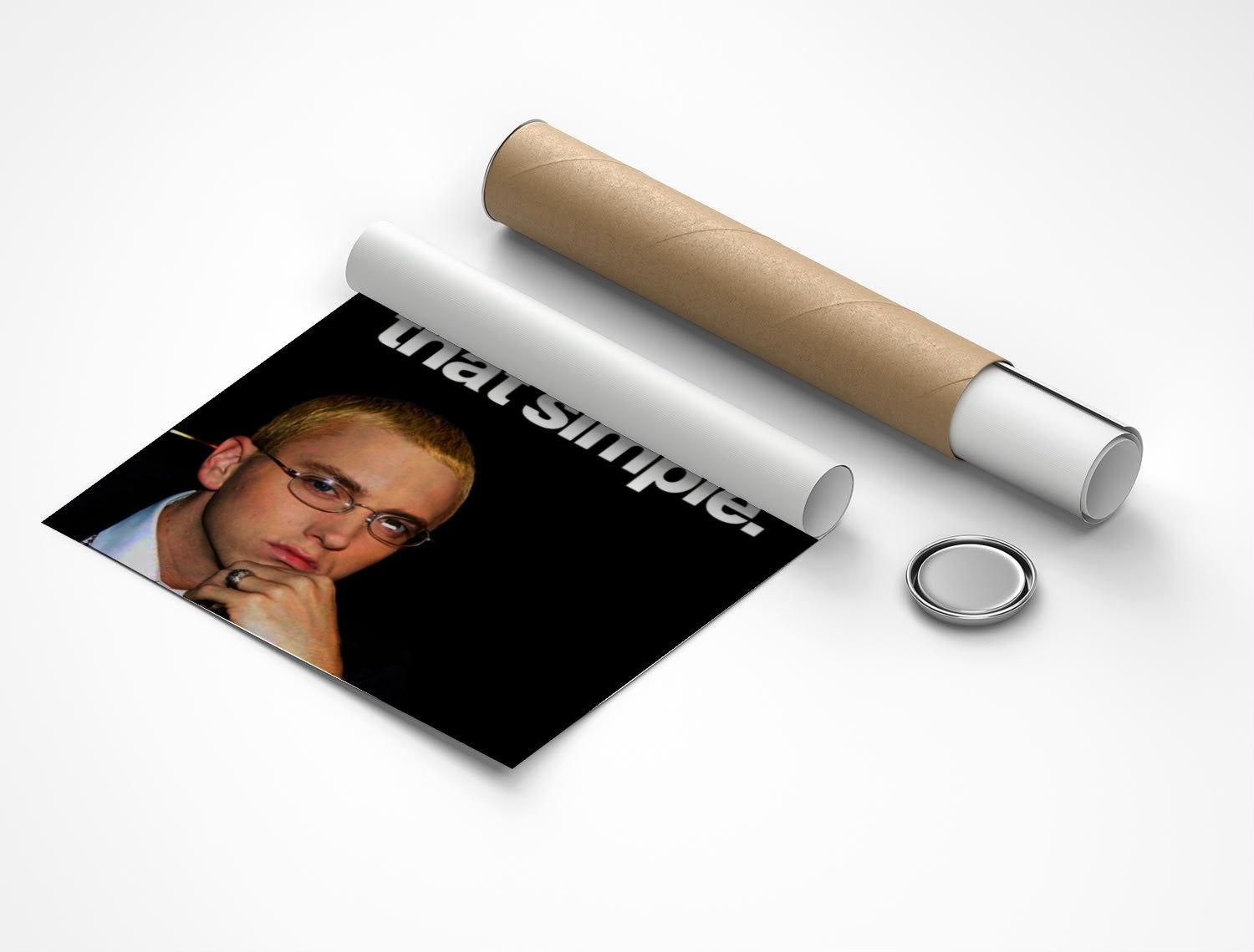 Rolled poster