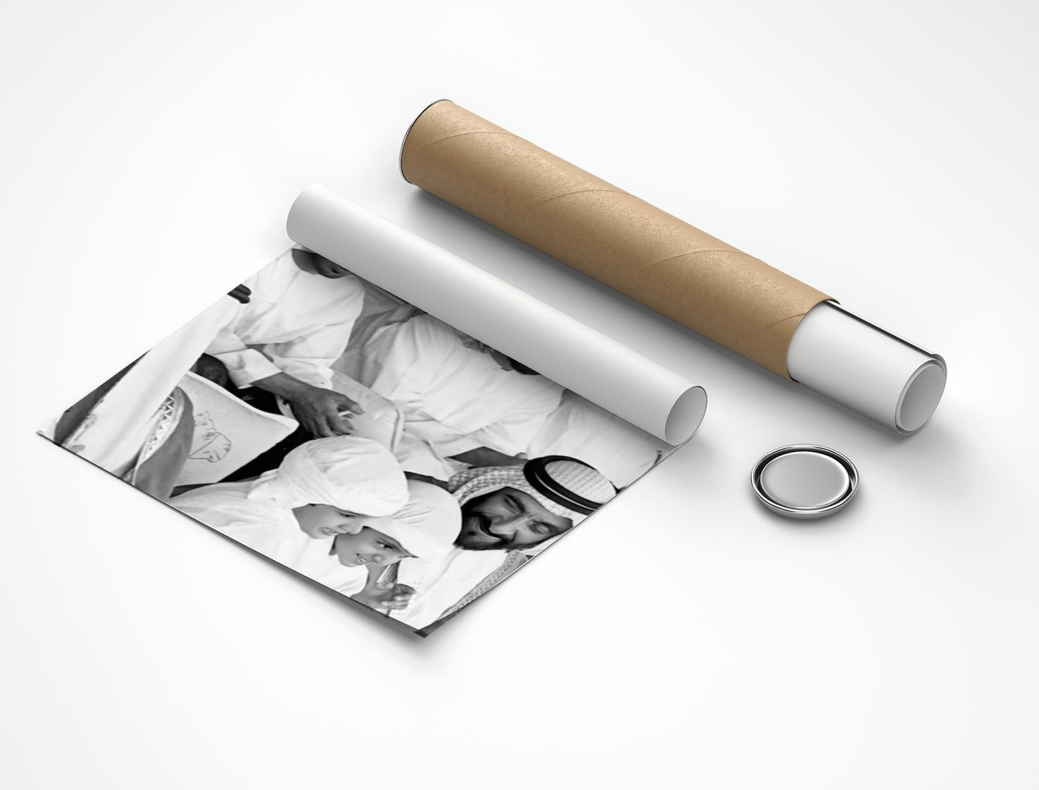 Rolled poster