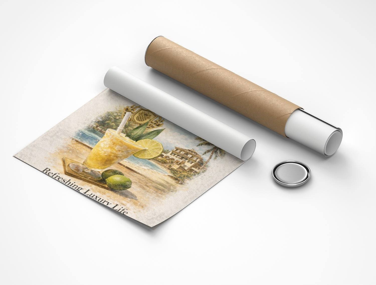 Rolled poster