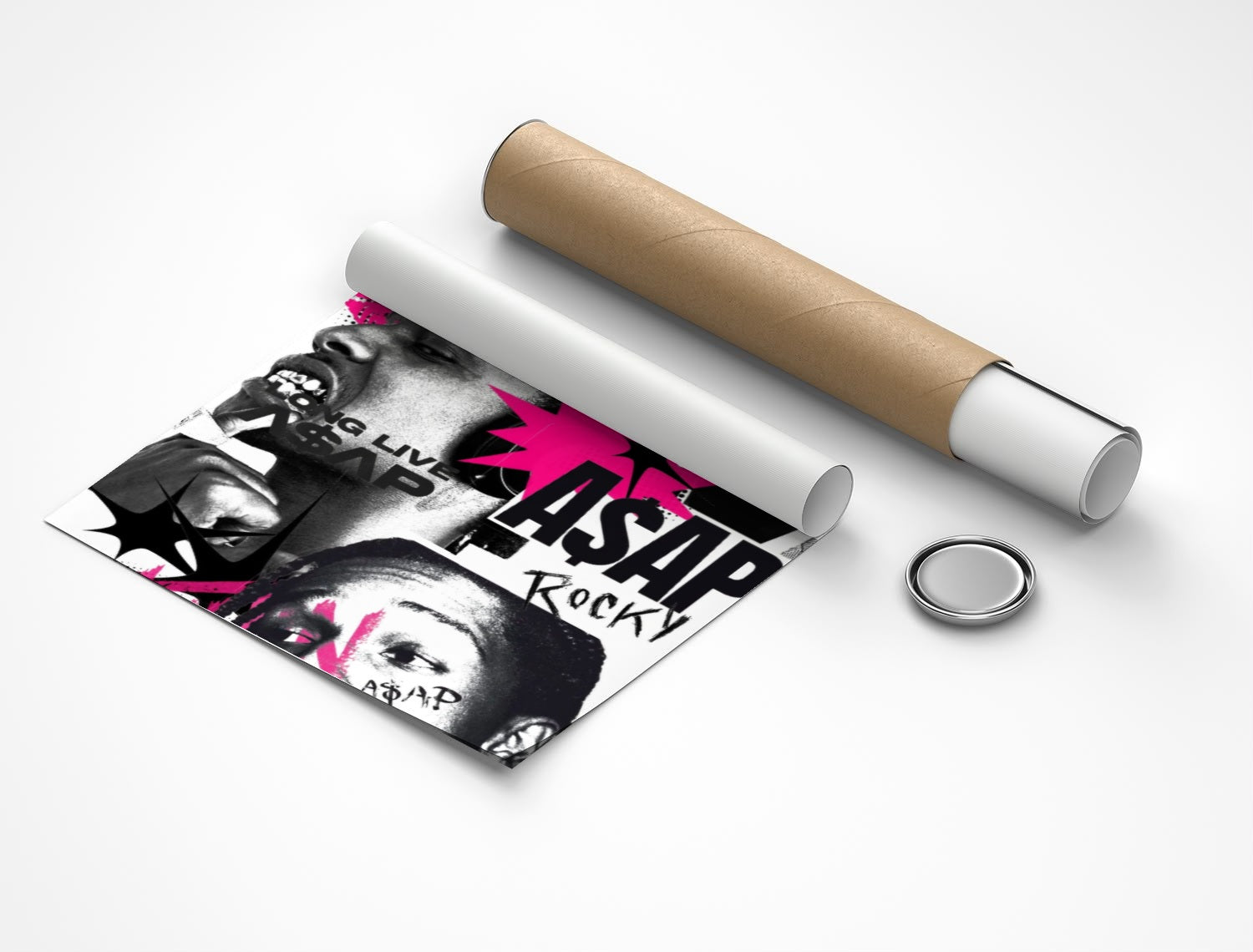 Rolled poster