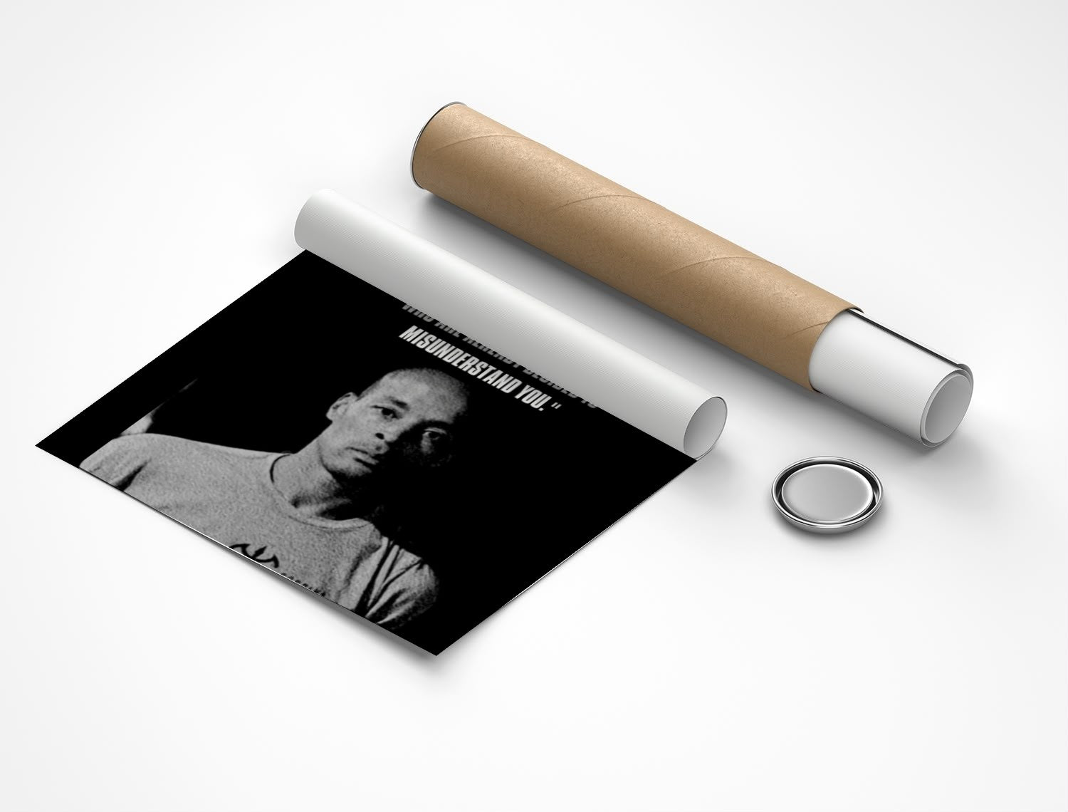 Rolled poster