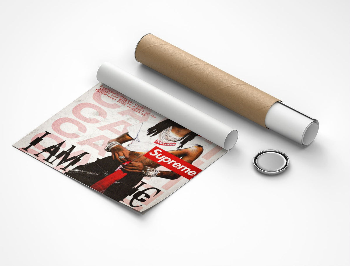 Rolled poster